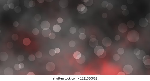 Dark Red vector background with spots. Colorful illustration with gradient dots in nature style. Pattern for wallpapers, curtains.