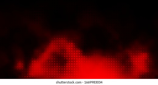 Dark Red vector background with spots. Modern abstract illustration with colorful circle shapes. Pattern for websites.