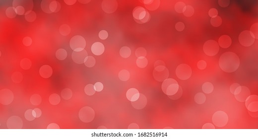 red bubbles background