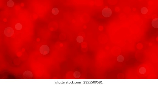 Fondo vector rojo oscuro con puntos. Ilustración abstracta brillante con gotas coloridas. Patrón para anuncios comerciales.