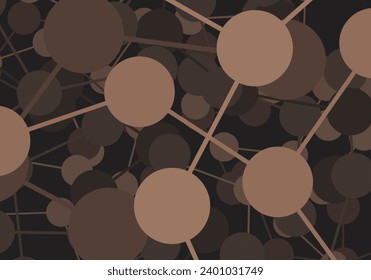 Dark red vector background with spots. Illustration with set of shining abstract circles. Design for poster, banner of websites.