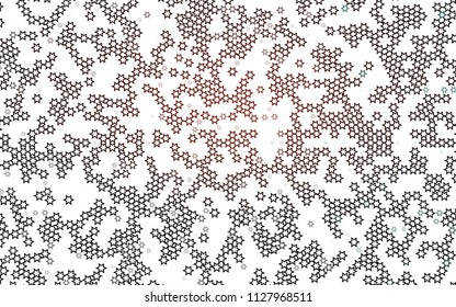 Dark Red vector background with stars. Blurred decorative design in simple style with stars. Best design for your ad, poster, banner.