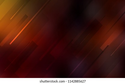 Dark Red vector background with straight lines. Decorative shining illustration with lines on abstract template. Template for your beautiful backgrounds.