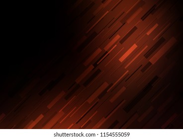 Dark Red vector background with straight lines. Glitter abstract illustration with colored sticks. The pattern can be used for busines ad, booklets, leaflets