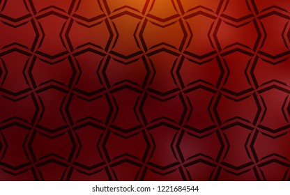 Dark Red vector background with straight lines. Decorative shining illustration with lines on abstract template. Pattern for ads, posters, banners.