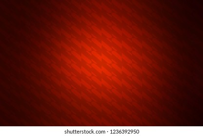 Dark Red vector background with straight lines. Colorful shining illustration with lines on abstract template. Template for your beautiful backgrounds.