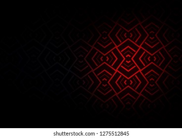 Dark Red vector background with straight lines. Lines on blurred abstract background with gradient. Pattern for websites, landing pages.