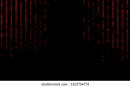 Dark Red vector background with straight lines. Modern geometrical abstract illustration with staves. Backdrop for TV commercials.