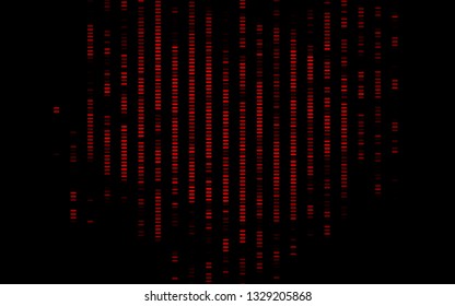 Dark Red vector background with straight lines. Modern geometrical abstract illustration with staves. Pattern for ads, posters, banners.