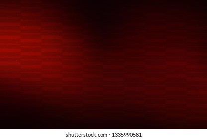 Dark Red vector background with straight lines. Modern geometrical abstract illustration with Lines. Pattern for ad, booklets, leaflets.