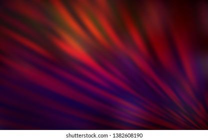 Dark Red vector background with straight lines. Shining colored illustration with sharp stripes. Best design for your ad, poster, banner.