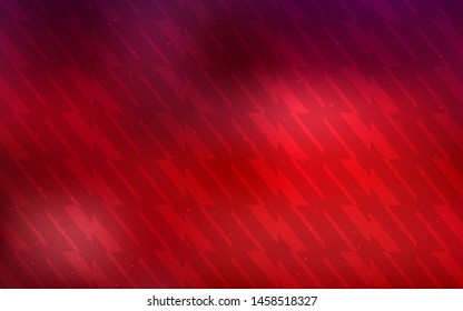 Dark Red vector background with straight lines. Shining colored illustration with sharp stripes. Pattern for ad, booklets, leaflets.