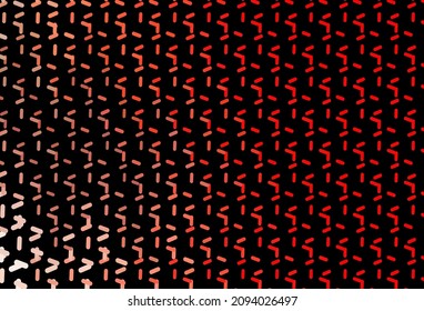 Dark Red vector background with straight lines. Lines on blurred abstract background with gradient. Pattern for your busines websites.