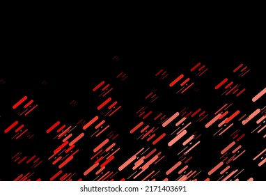 Dark Red vector background with straight lines. Blurred decorative design in simple style with lines. Smart design for your business advert.