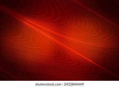 Dark Red vector background with straight lines. Shining colored illustration with sharp stripes. Pattern for ad, booklets, leaflets.