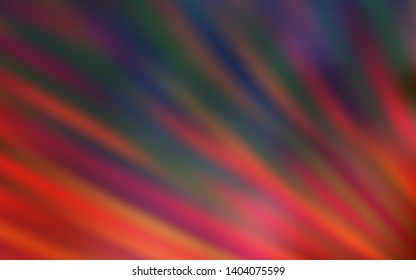 Dark Red vector background with stright stripes. Lines on blurred abstract background with gradient. Pattern for ad, booklets, leaflets.