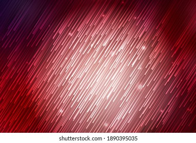 Dark Red vector background with stright stripes. Shining colored illustration with sharp stripes. Pattern for ads, posters, banners.
