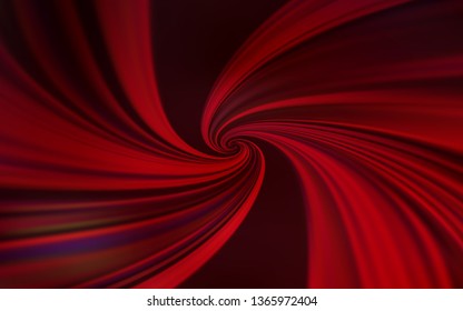 Dark Red vector background with wry lines. A sample with colorful lines, shapes. Template for cell phone screens.
