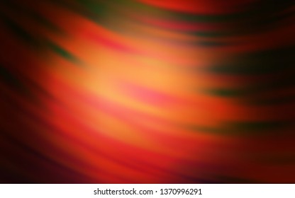 Dark Red vector background with wry lines. An elegant bright illustration with gradient. Brand new design for your ads, poster, banner.