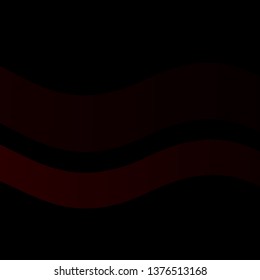 Dark Red vector background with wry lines. Colorful illustration in circular style with lines. Best design for your posters, banners.