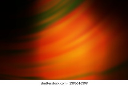 Dark Red vector background with wry lines. Modern gradient abstract illustration with bandy lines. Template for cell phone screens.