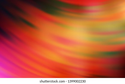 Dark Red vector background with wry lines. Colorful illustration in simple style with gradient. Template for cell phone screens.