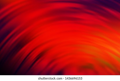 Dark Red vector background with wry lines. An elegant bright illustration with gradient. Colorful wave pattern for your design.