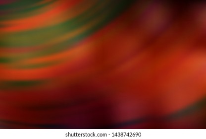 Dark Red vector background with wry lines. Shining colorful illustration in simple style. Colorful wave pattern for your design.