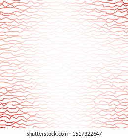 Dark Red vector background with wry lines. Illustration in abstract style with gradient curved.  Pattern for booklets, leaflets.
