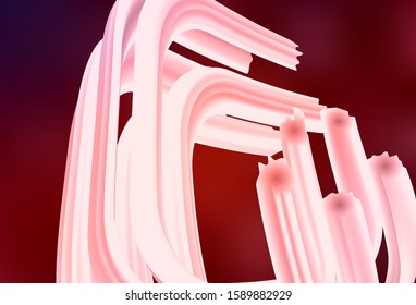 Dark Red vector background with wry lines. Brand new colorful illustration in simple style. A new texture for your  ad, booklets, leaflets.