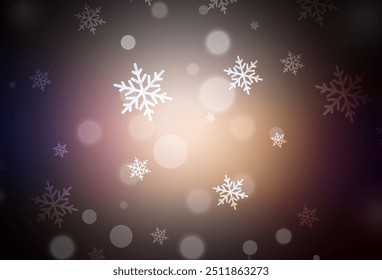 Dark Red vector background in Xmas style. A colorful design in Christmas style with gradient. Pattern for booklets, leaflets of education.