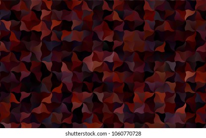 Dark Red vector bandy template. Creative geometric illustration in Origami style with gradient. The template can be used as a background for cell phones.