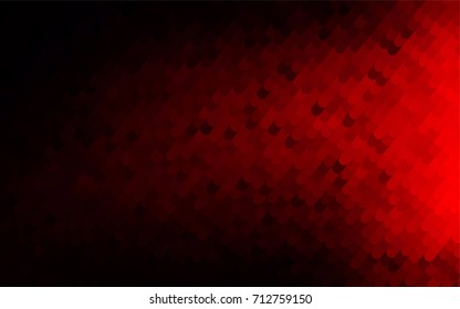 Dark Red vector bandy template. A vague circumflex abstract illustration with gradient. A completely new design for your business.