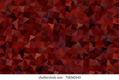 Dark Red vector bandy template. Geometric illustration in Origami style with gradient.  A completely new template for your business design.