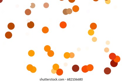 Dark Red vector banner with circles, spheres. Abstract spots. Background of Art bubbles in halftone style with colored gradient.