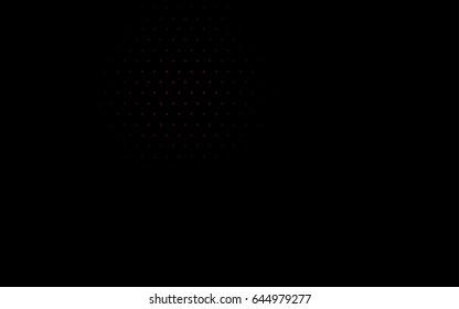 Dark Red vector red banner with set of circles, dots. Donuts Background. Creative Design Template. Technological halftone illustration.