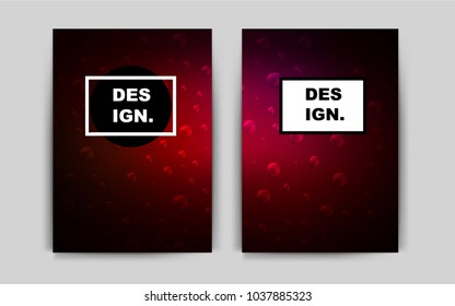 Dark Red vector banner for websites. Abstract booklet on colored background with gradient. New design for a poster, banner of your website.