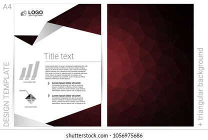Dark Red vector  banner for websites. Booklet with textbox on colorful abstract background. New design for a poster, banner of your website.