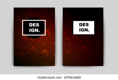 Dark Red vector banner for websites. Blurred decorative design in abstract style with textbox. Completely new template for your brand book.