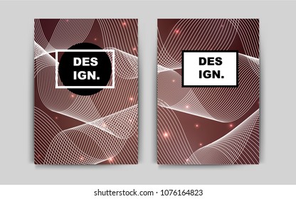 Dark Red vector banner for websites. Modern abstract design concept with colorful gradient. Pattern can be used as a template for calendars.