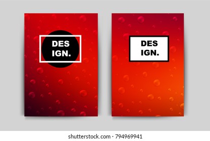 Dark Red vector banner for websites. Beautiful colored sample in A4 size. Pattern can be used as a template for calendars.