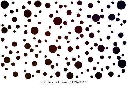Dark Red Vector banners set of circles, spheres. Abstract Circles. Art Vector Background.
