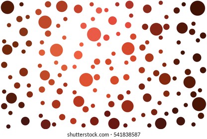 Dark Red Vector banners banners set of circles, spheres. Network design, technology science, vector illustration
