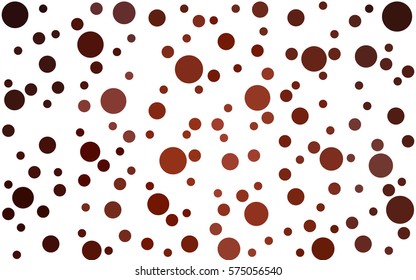 Dark Red vector banners set of circles, spheres. Abstract spots. Art Background of bubbles in halftone style with colored gradient.