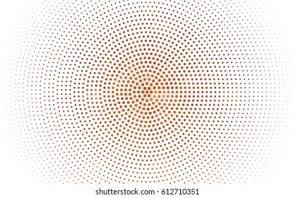 Dark Red vector banners set of circles, spheres. Abstract spots. Art Background of bubbles in halftone style with colored gradient.