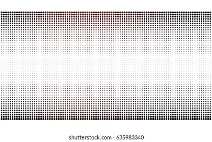 Dark Red vector banners set of circles, spheres. Abstract spots. Art Background of bubbles in halftone style with colored gradient.