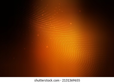 Dark Red vector Beautiful colored illustration with blurred circles in nature style. Glitter abstract illustration with blurred drops of rain. Modern template for landing page.