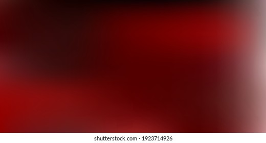 Borde oscuro del vector rojo. Ilustración abstracta de gradiente colorido en estilo borroso. Diseño de páginas de aterrizaje.