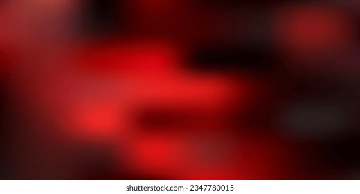 Dark red vector blur pattern. Colorful illustration with gradient in halftone style. Background for web designers.