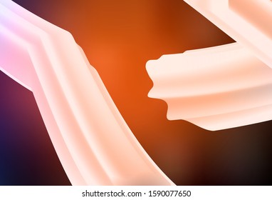 Dark Red vector blurred background. Colorful illustration in abstract style with gradient. New way of your design.